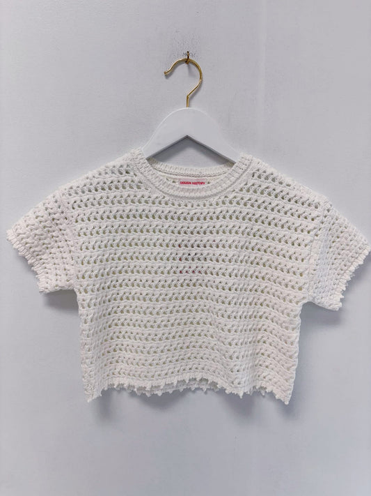 Design History White S/S Top