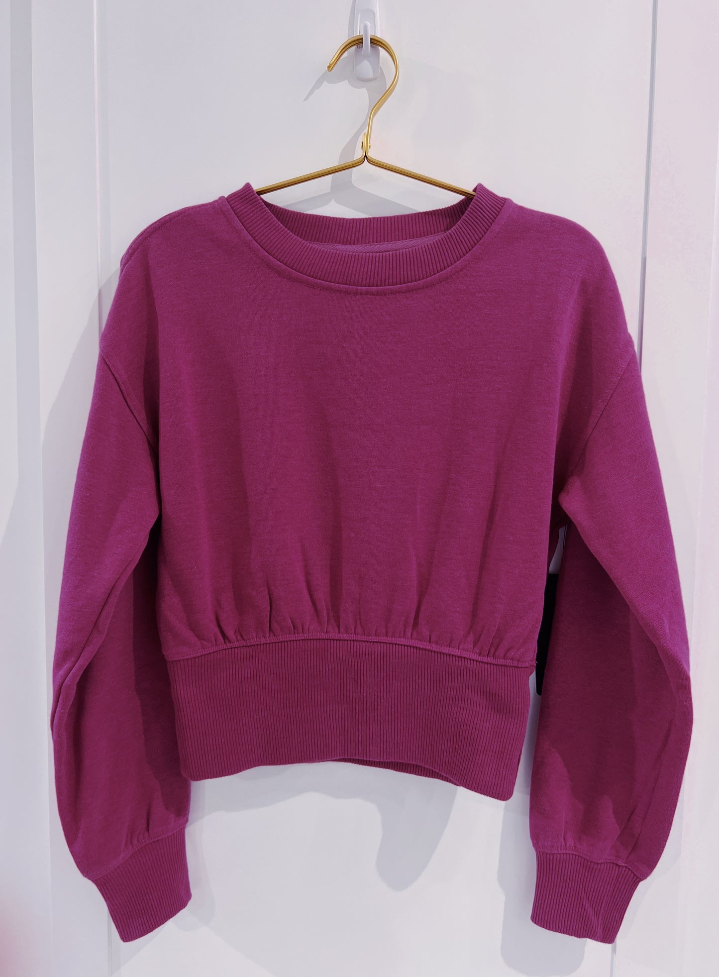Juniors Festival Fuchsia Stone Washed Pullover