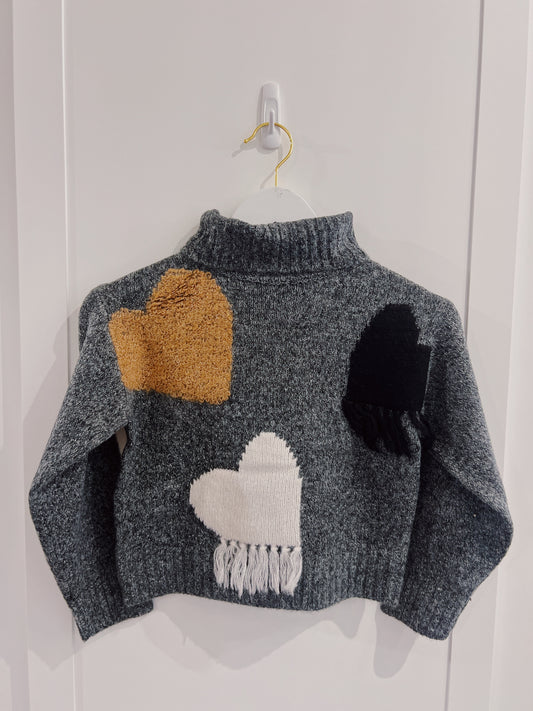 Mayoral Heart Sweater