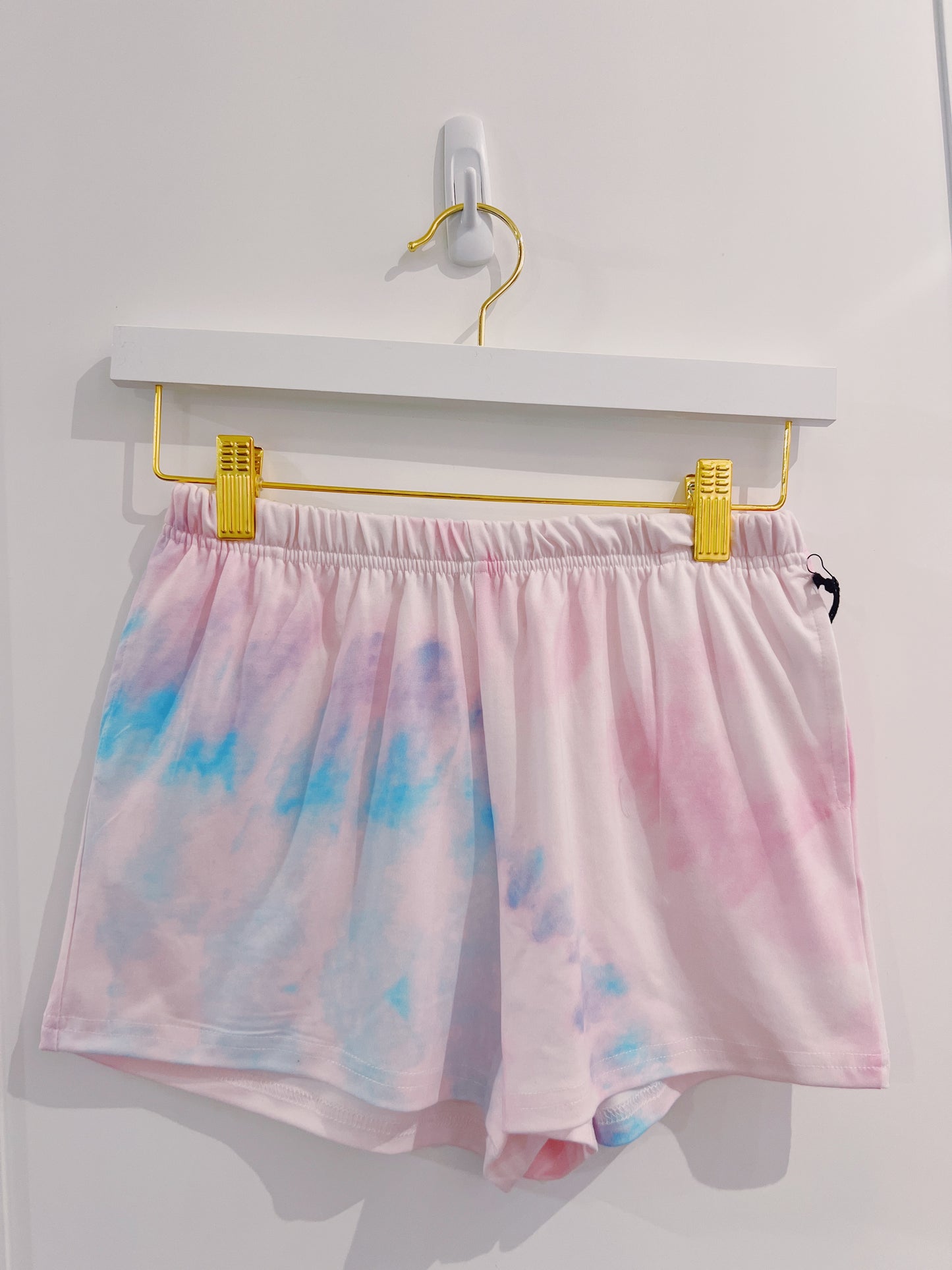 Paper Flower Tie-Dye Shorts