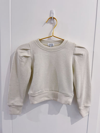 Pleat Snowflake Shimmer Peyton Top