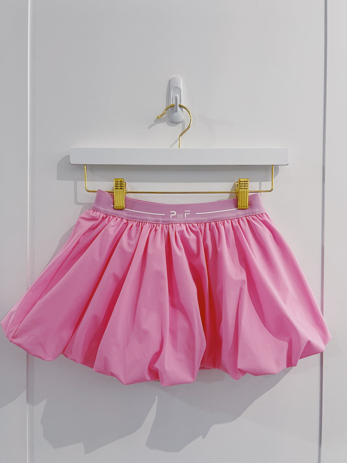 Parfum De Fit Court Bubble Skirt- Petal Pink
