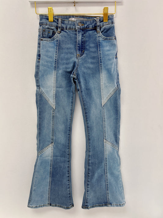 Tractr Light Wash Patch Jean
