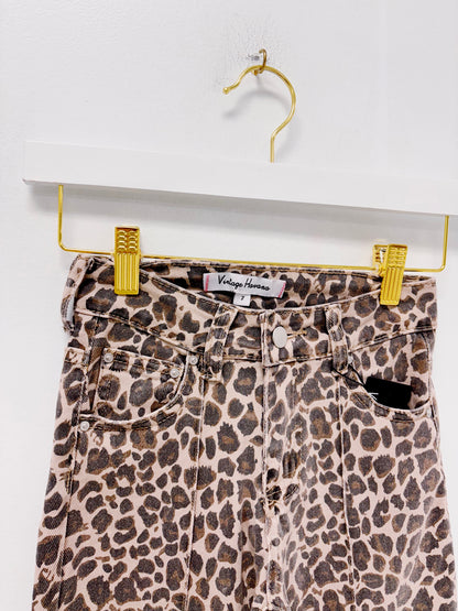 Vintage Havana Leopard Denim