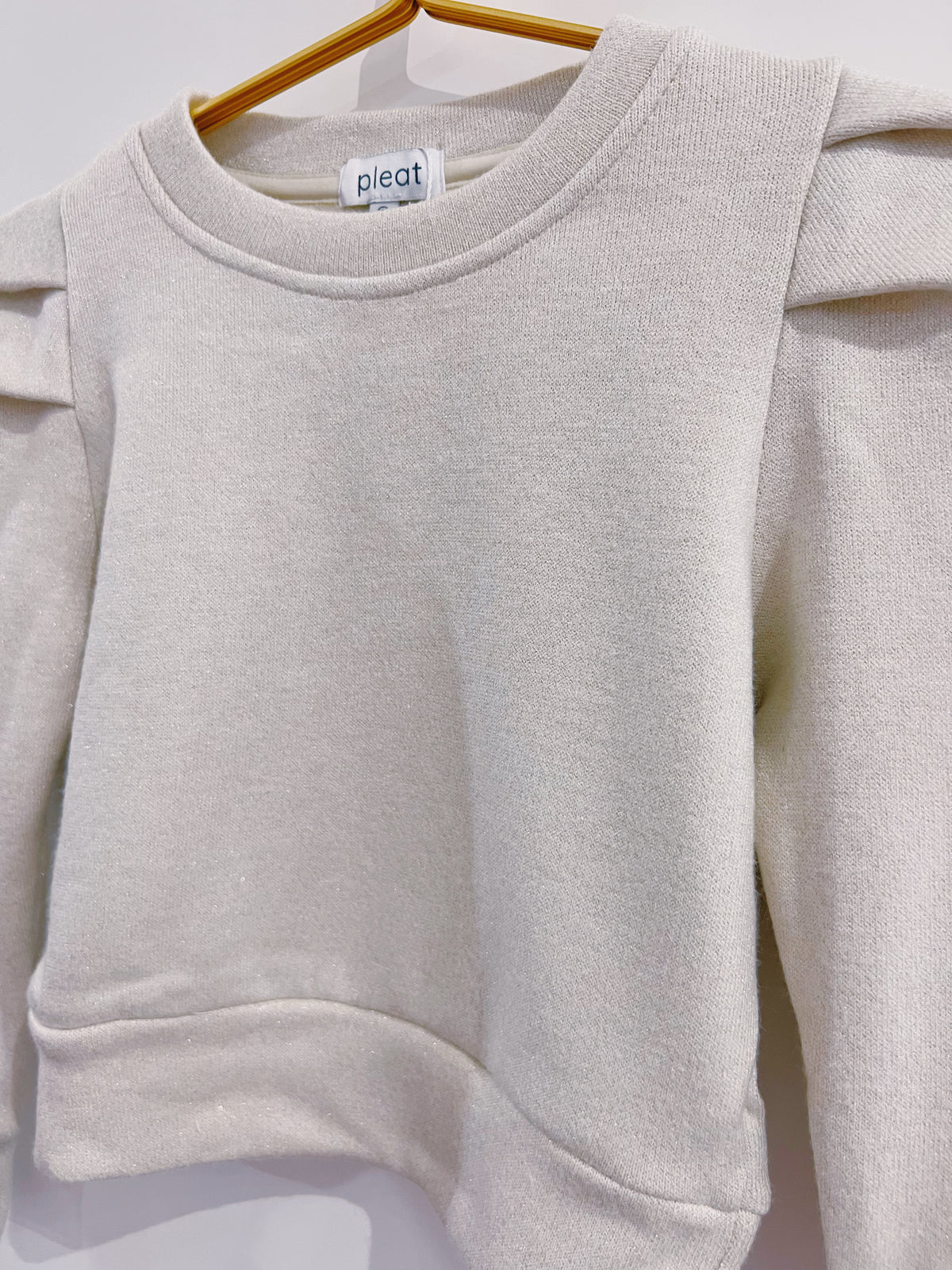 Pleat Snowflake Shimmer Peyton Top
