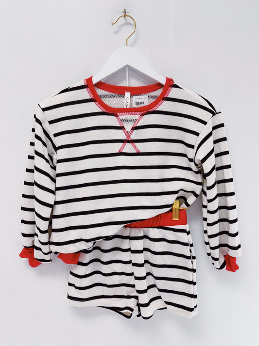 Good Girl Pink Stripe Short Set