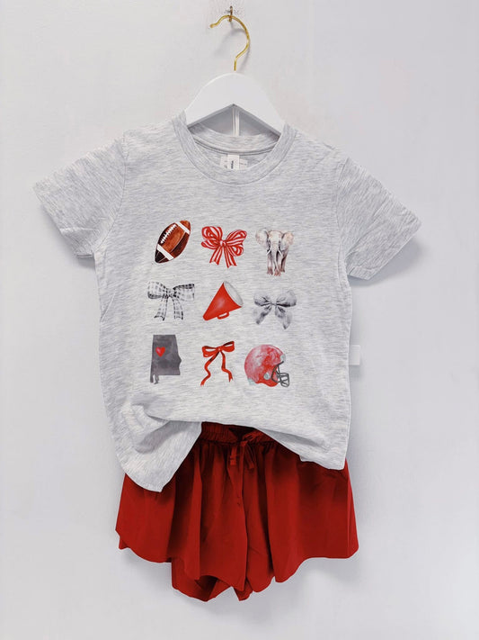 Ash Alabama Football Graphic Tee