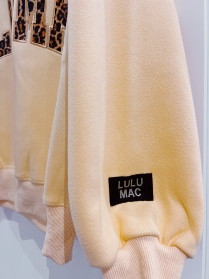 Lulu Mac Butter/Cheetah Sweatshirt
