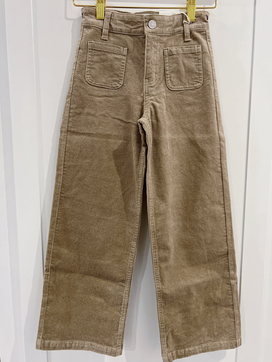 Kan Can Beige Corduroy Pant
