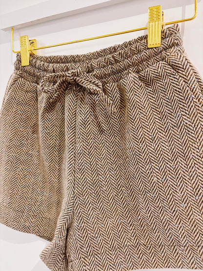 Molly Bracken Beige Woven Shorts