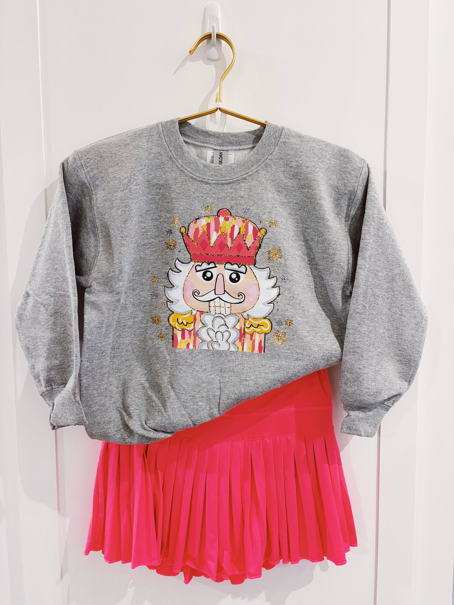 Glitter Nutcracker Graphic Sweatshirt