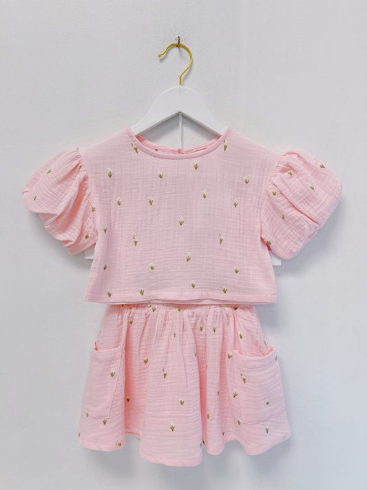 Design History Spring Pink S/S Top