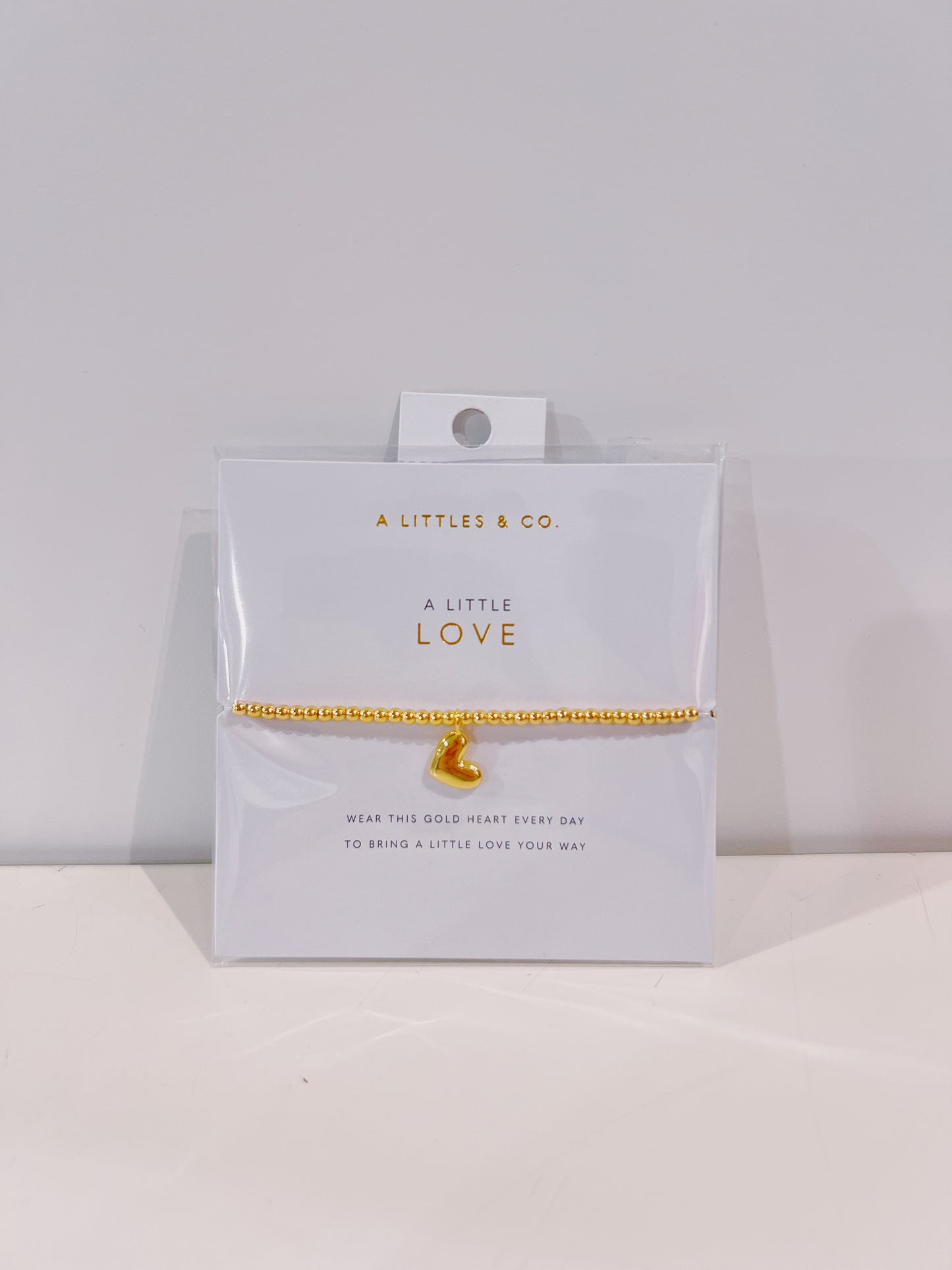 A Little Gold Love Bracelet