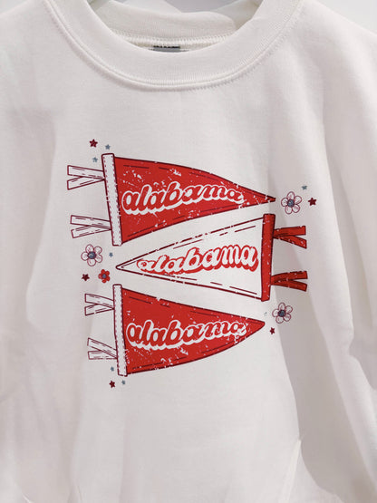 Alabama Pennants Graphic Sweatshirt