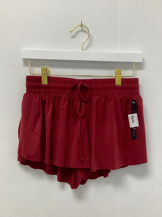 Adult Fly Away Shorts- Crimson