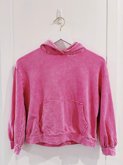 Good Girl Pink Mineral Wash Hoodie
