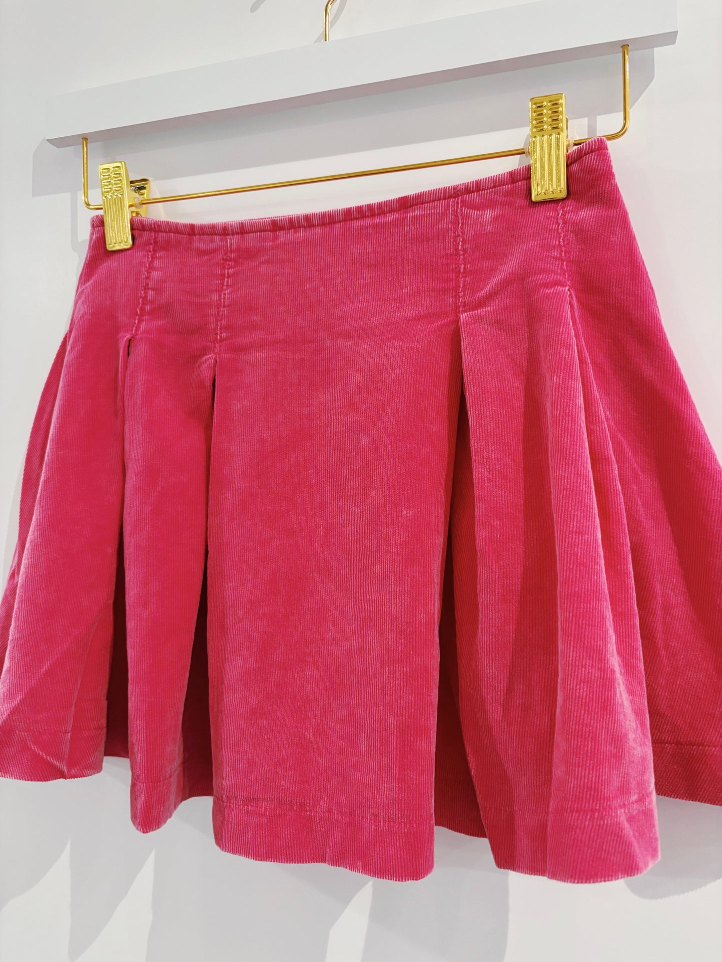Sadie & Sage Hot Pink Corduroy Mini Skirt
