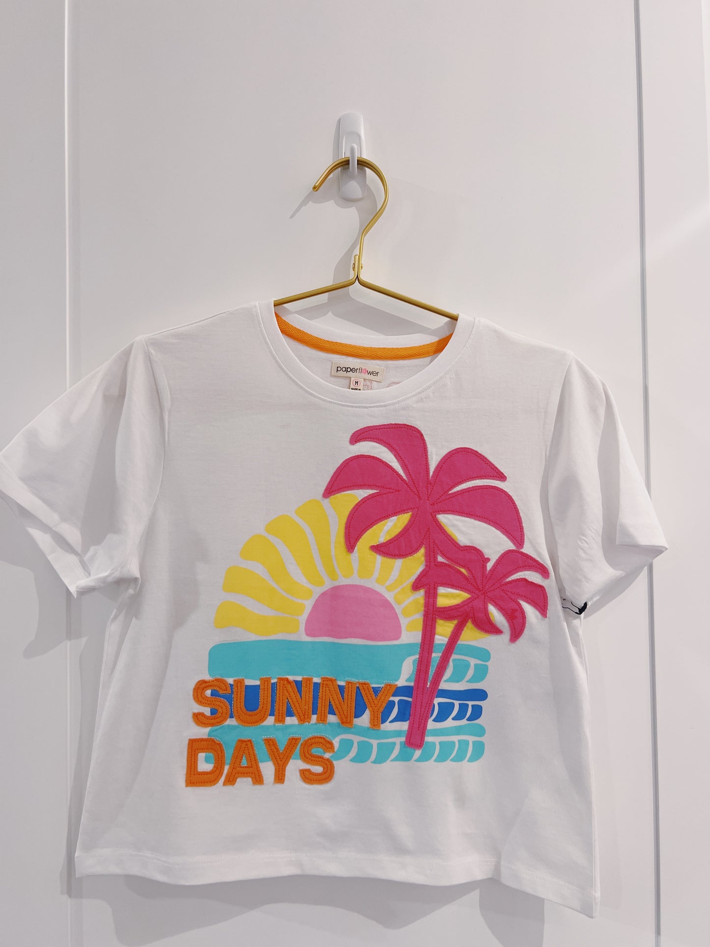 Paper Flower White Sunny Days Tee