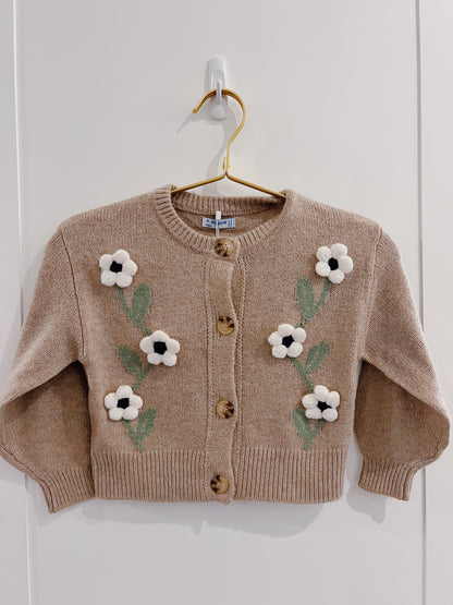 Mayoral Waffle Knit Cardigan