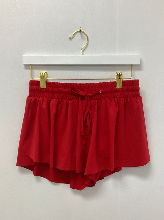 Adult Fly Away Shorts- Red