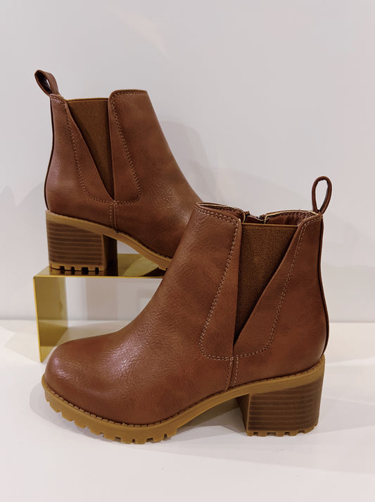 Mia Brown Petal Boot