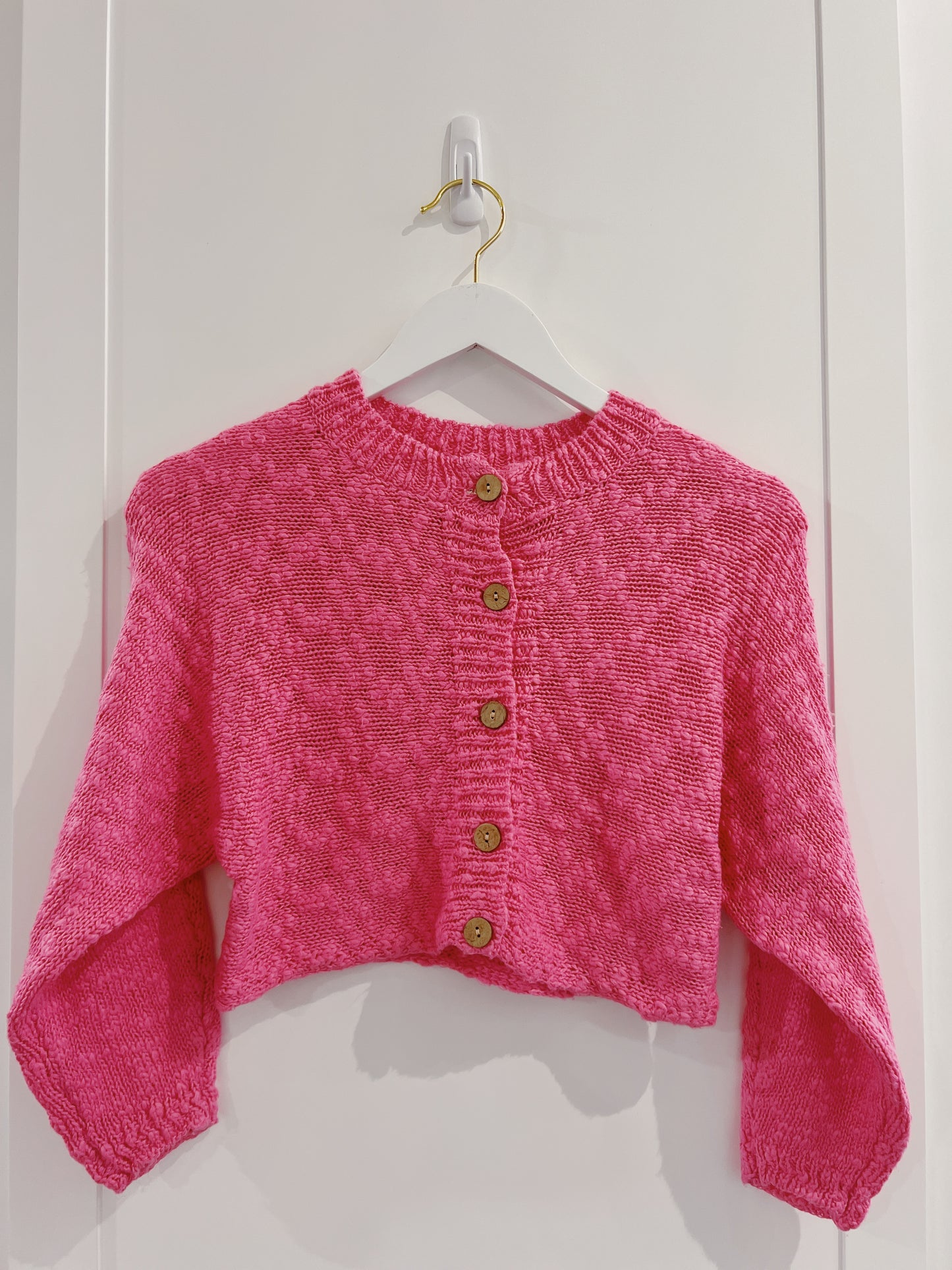 Peach Love Pink Bolero Cardigan