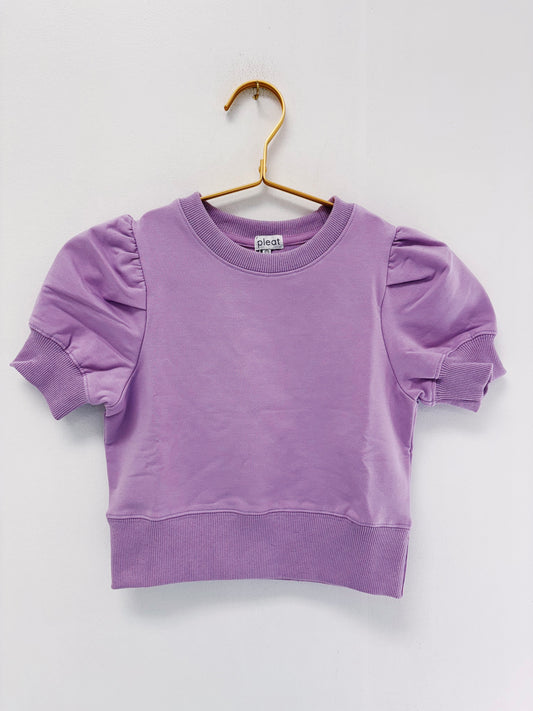 Pleat Orchid Riley Sweatshirt