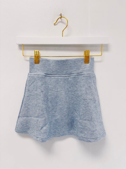 Pleat Light Blue Sweater Skirt