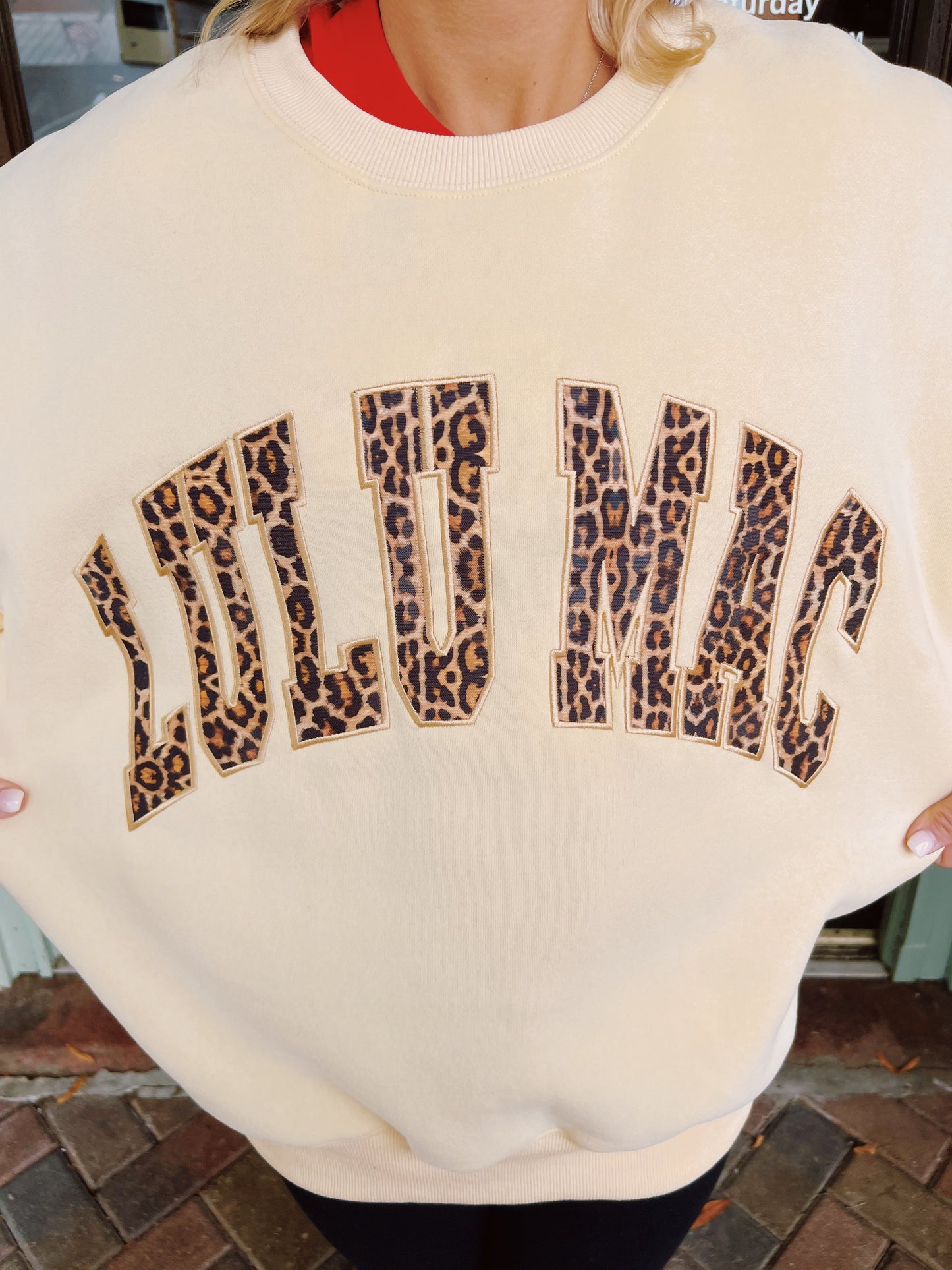 Lulu Mac Butter/Cheetah Sweatshirt