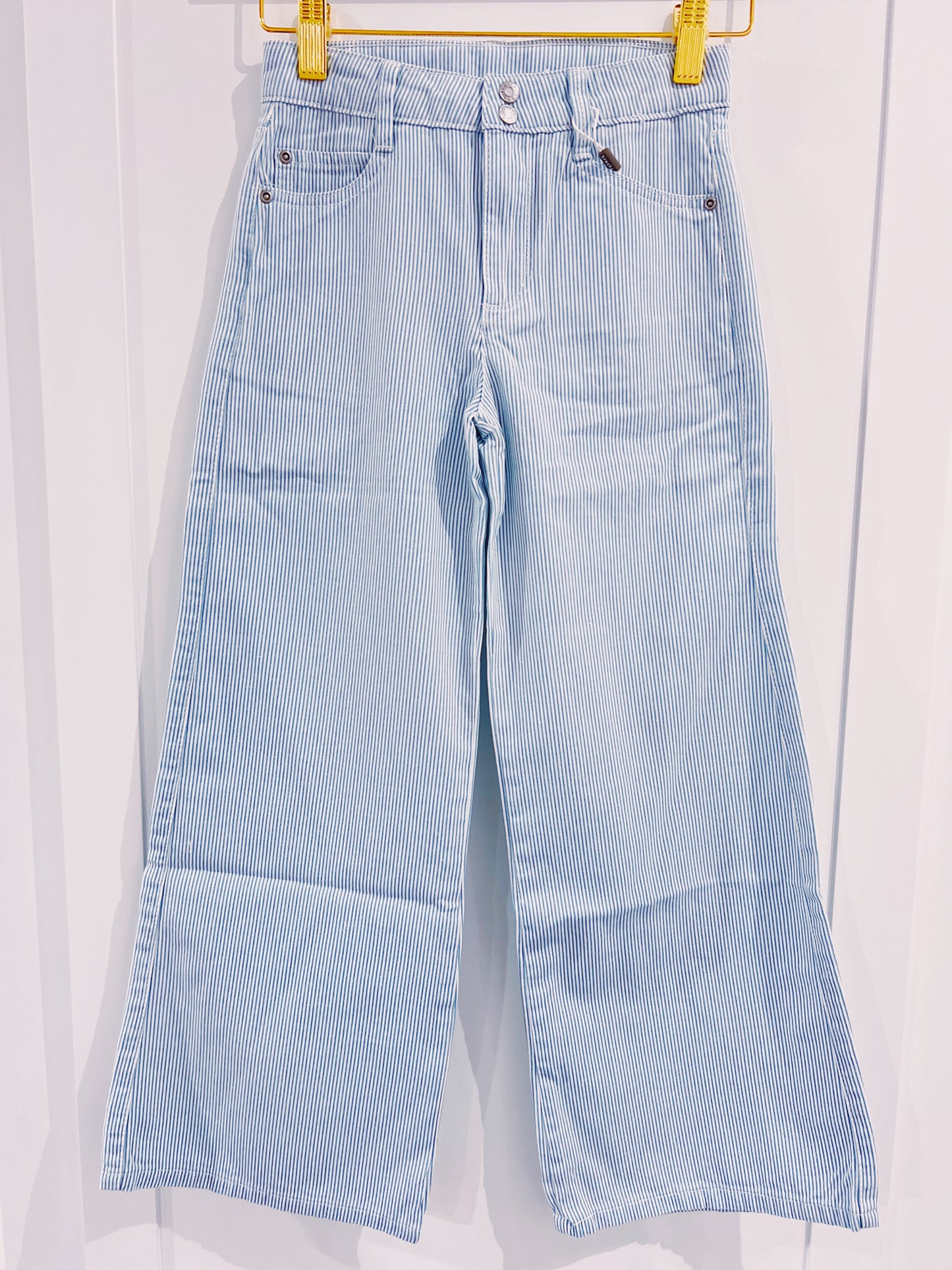 Tractr Stripe Wide Leg Trouser Jean
