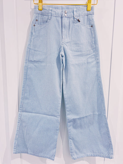 Tractr Stripe Wide Leg Trouser Jean