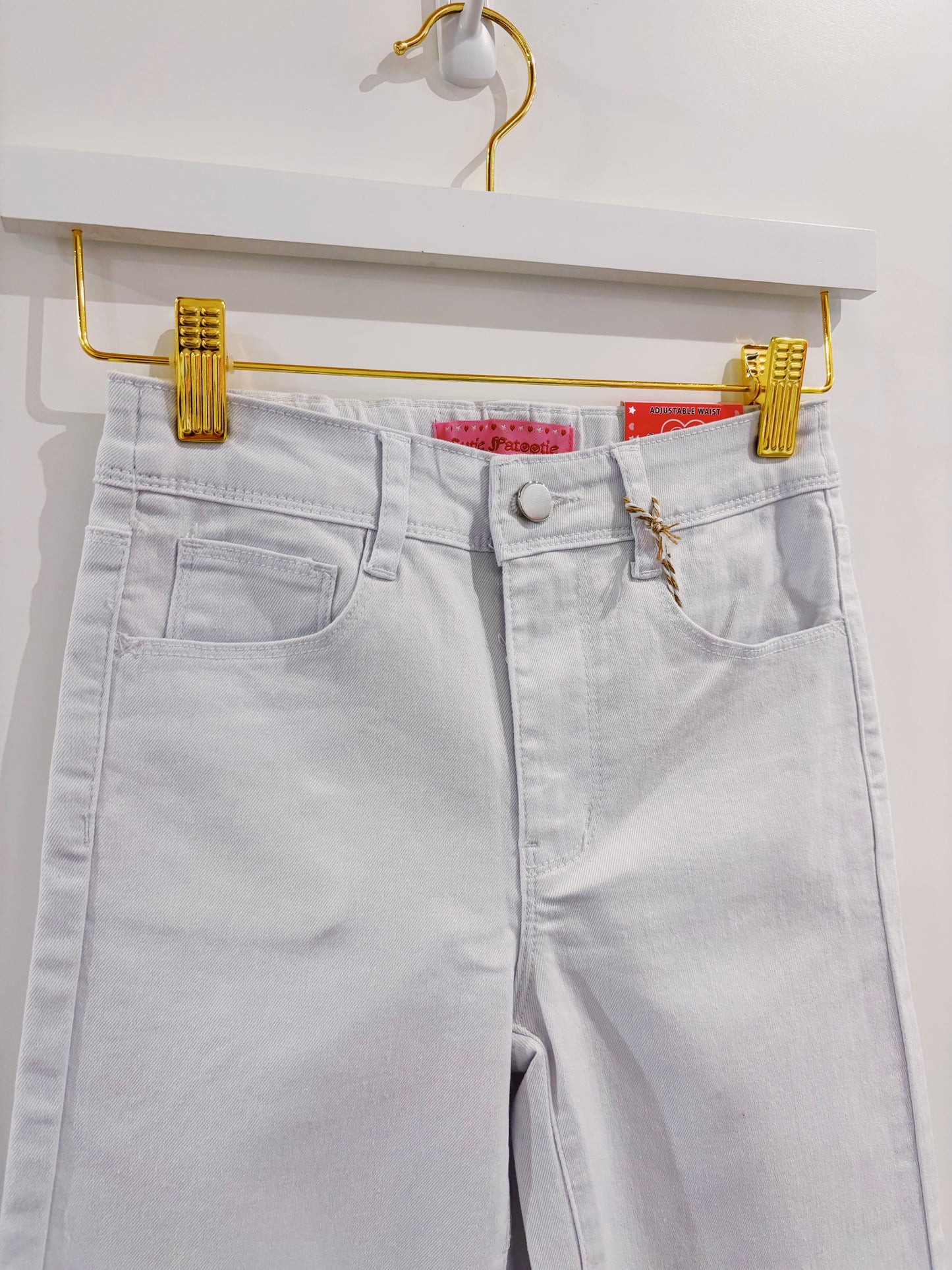 White Wide Leg Jean