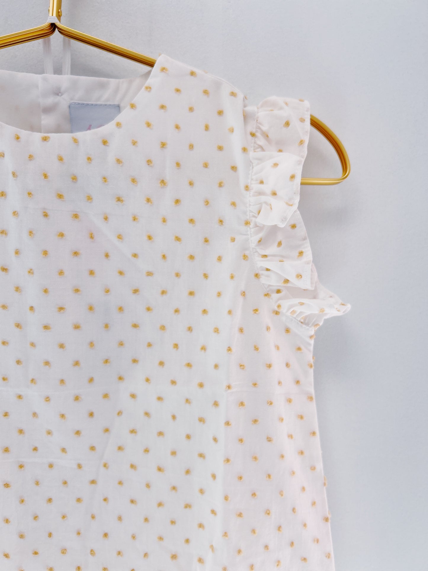 SET Proper Sweetest Spring Swiss Dot Helen Blouse