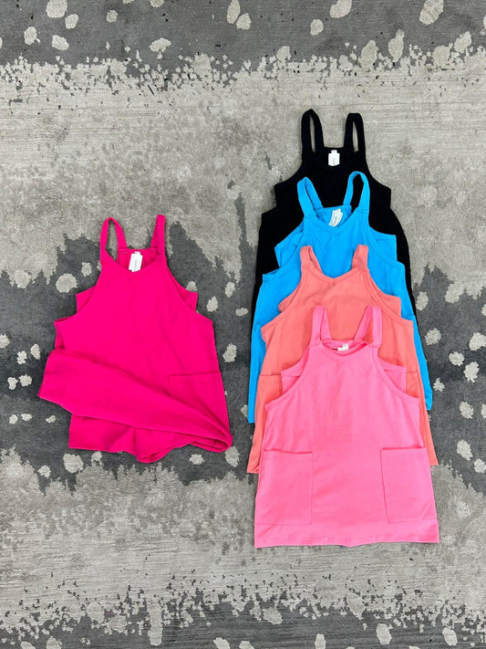 Good Girl Aqua Tank Dress