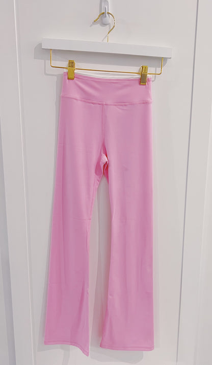 Parfum De Fit Essence Flare Leggings- Petal Pink