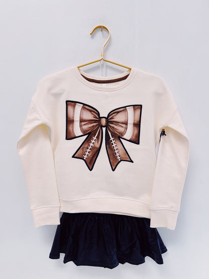 Sweet Soul Gardenia Bow Patch Sweatshirt