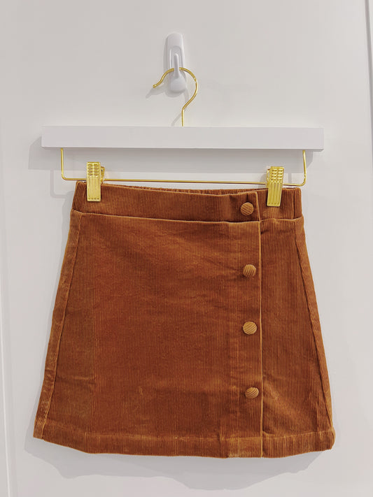 Pleat Honey Corduroy Reese Skirt