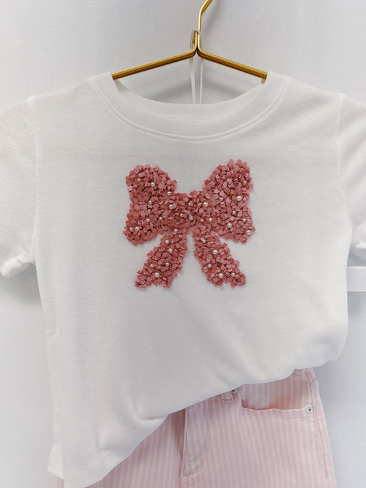 Hayden Pink Bow Top