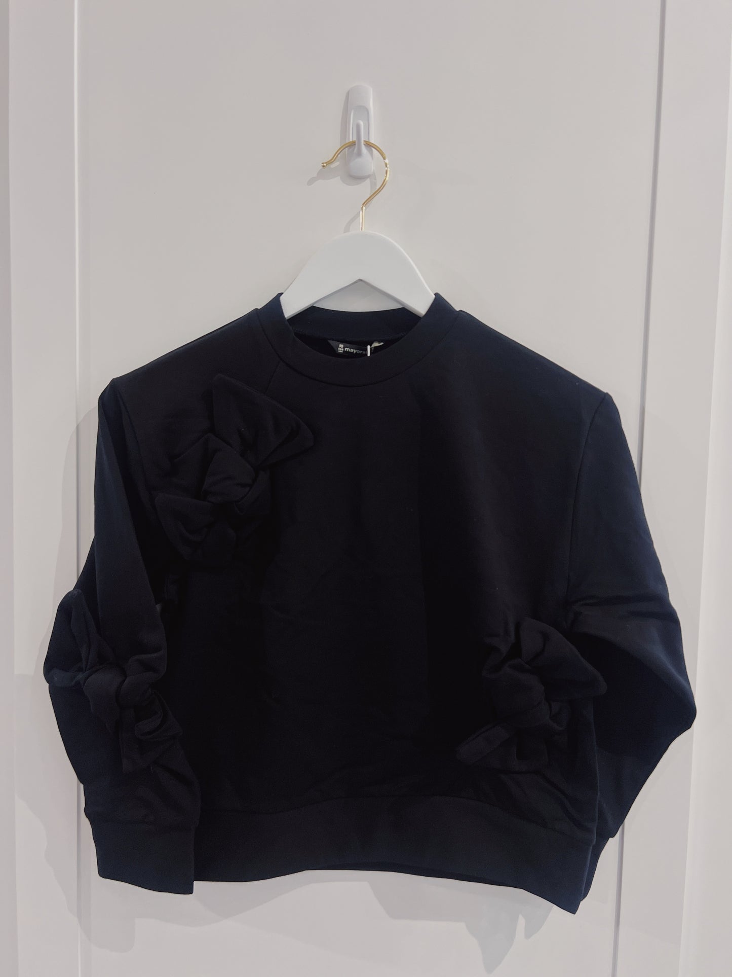 Mayoral Black Bow Pullover