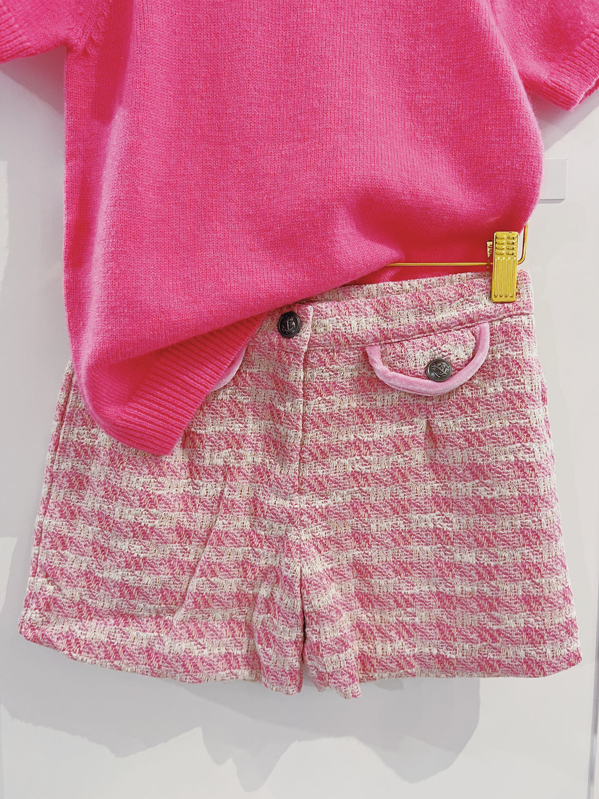 LuLu BeBe Pink Tweed Shortie