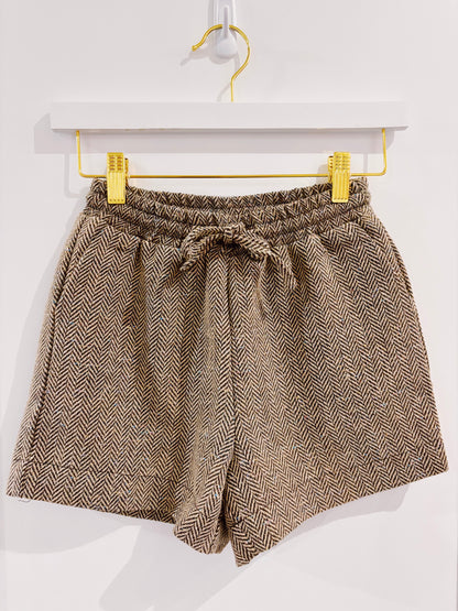 Molly Bracken Beige Woven Shorts