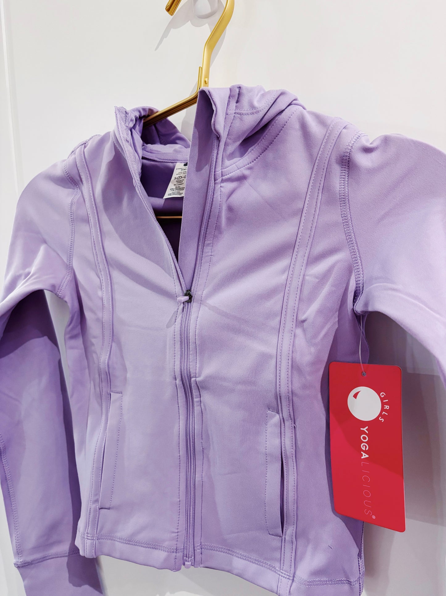 Purple Rose Zip Active Jacket