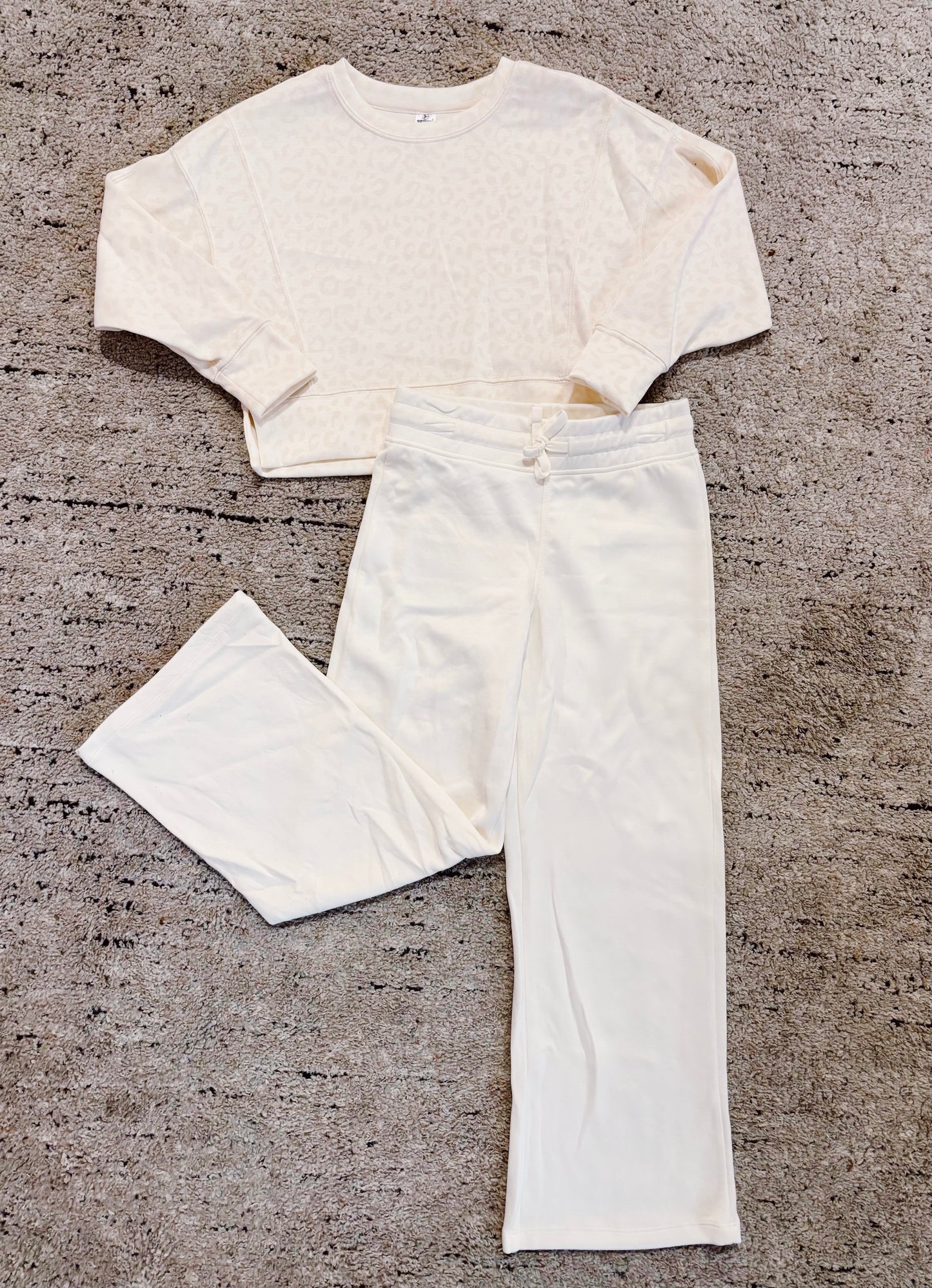 Sugar Swizzle Leopard Scuba Pullover Pant Set