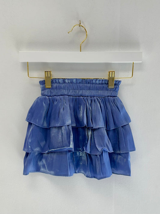 Pleat Blue Shimmer Luna Skirt