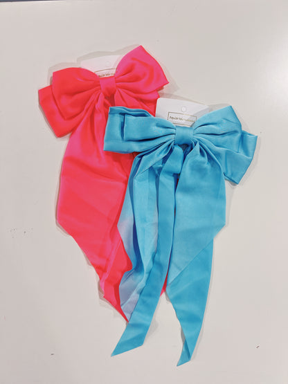 Large Satin Ribbon Streamer Bow