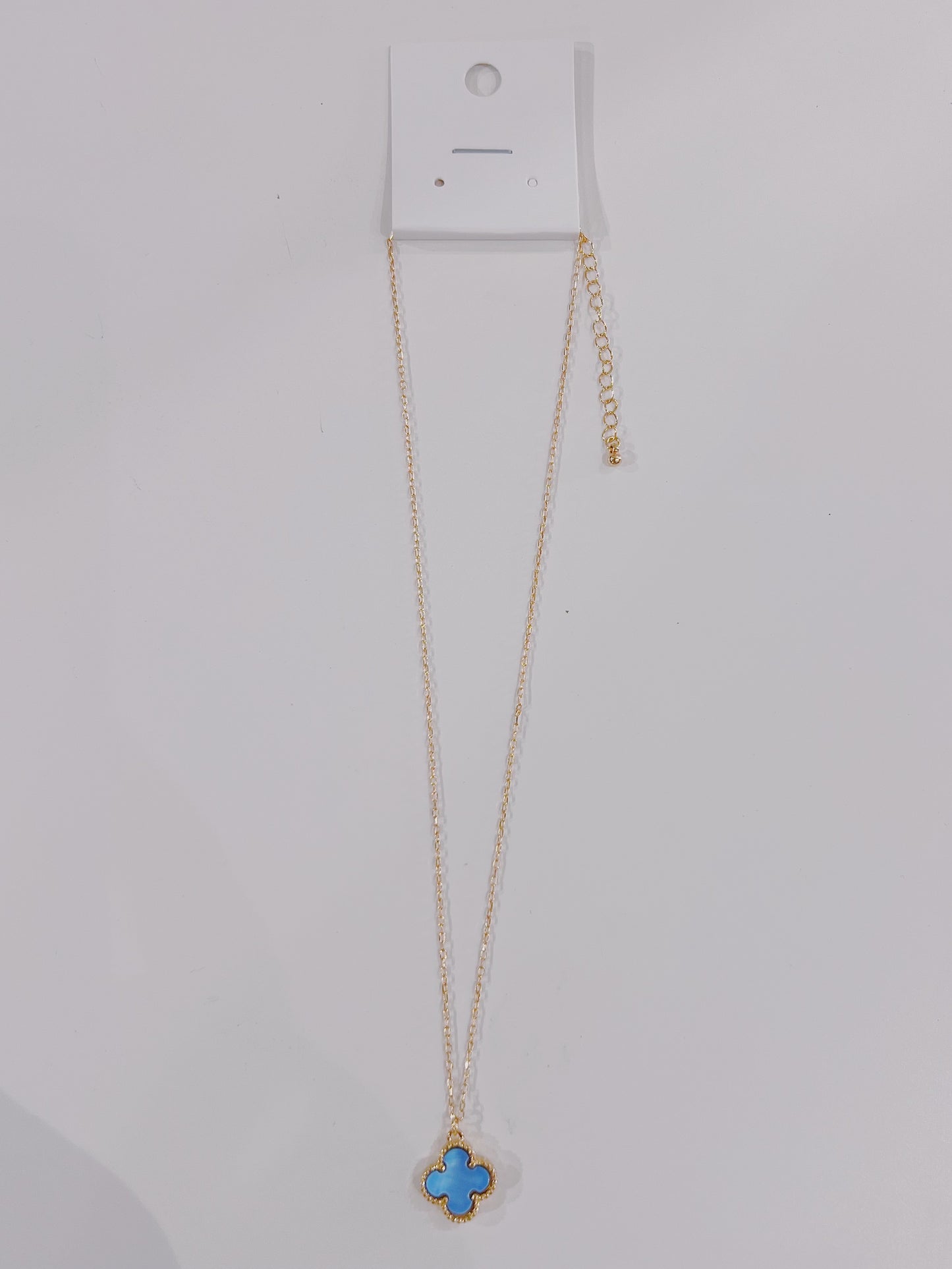 Single Clover Charm Necklace
