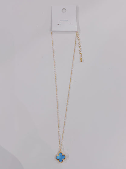 Single Clover Charm Necklace