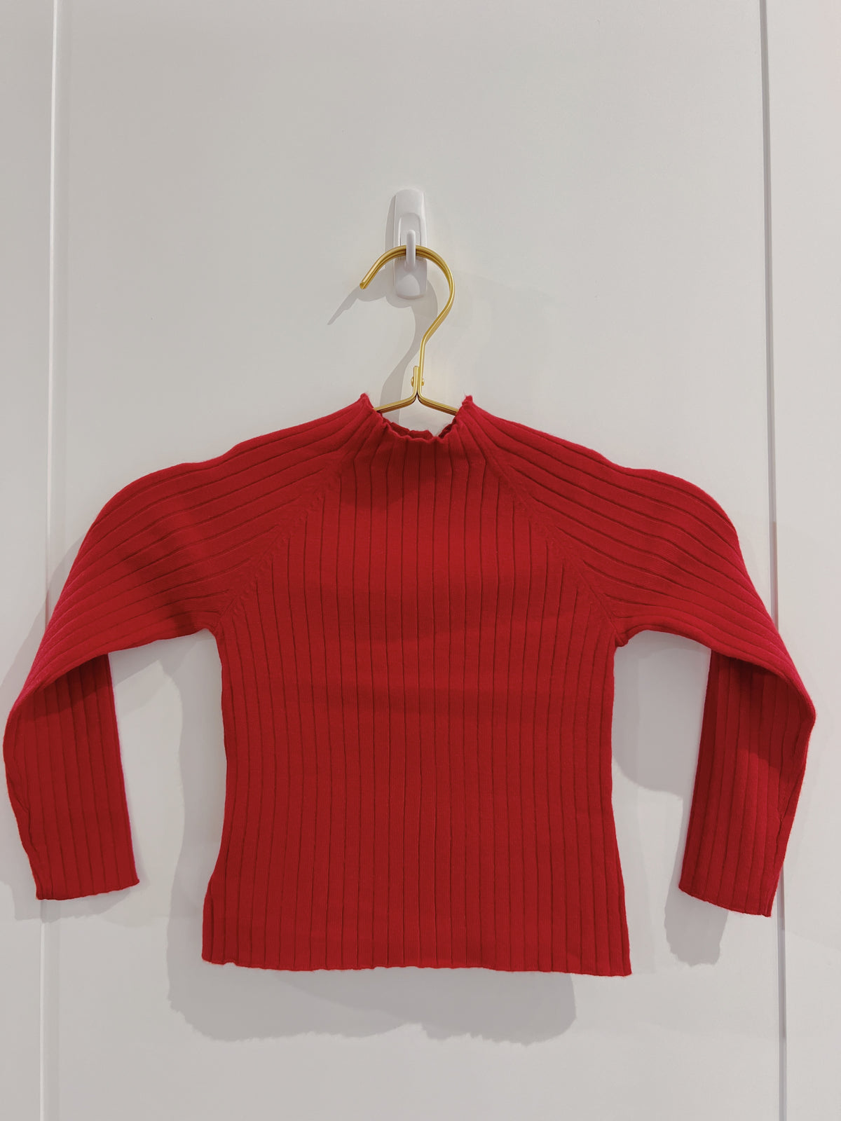 Mayoral Red Knit Mockneck