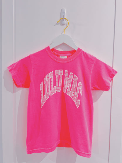 Neon Pink Lulu Mac Tee