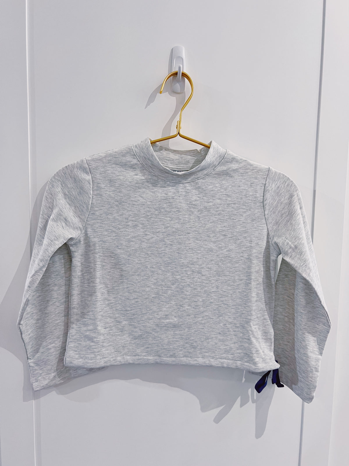 Pleat Grey Wesley Top
